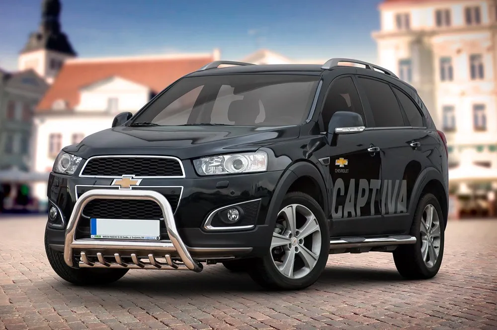 Pare-buffle avant avec grille Chevrolet Captiva (2011-)