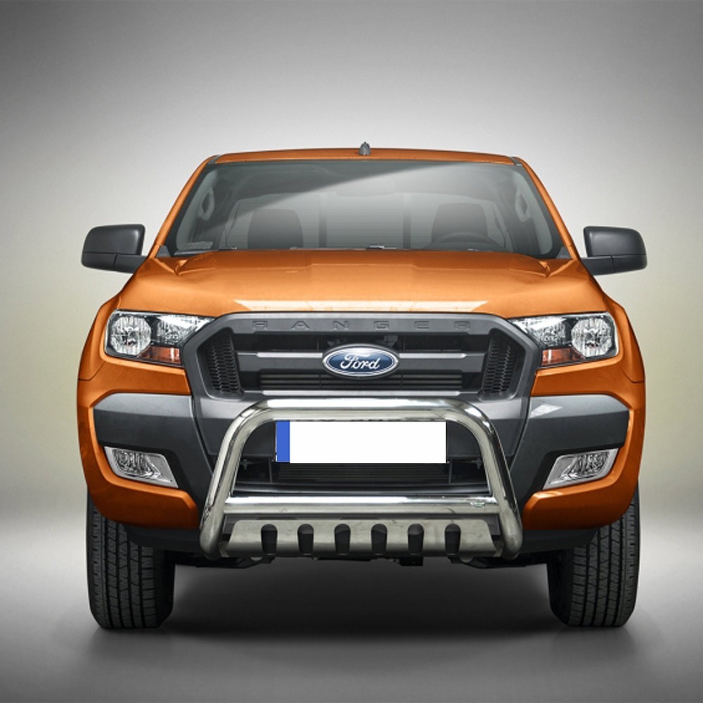 Pare-buffle avec plaque de protection Ford Ranger (2016-)