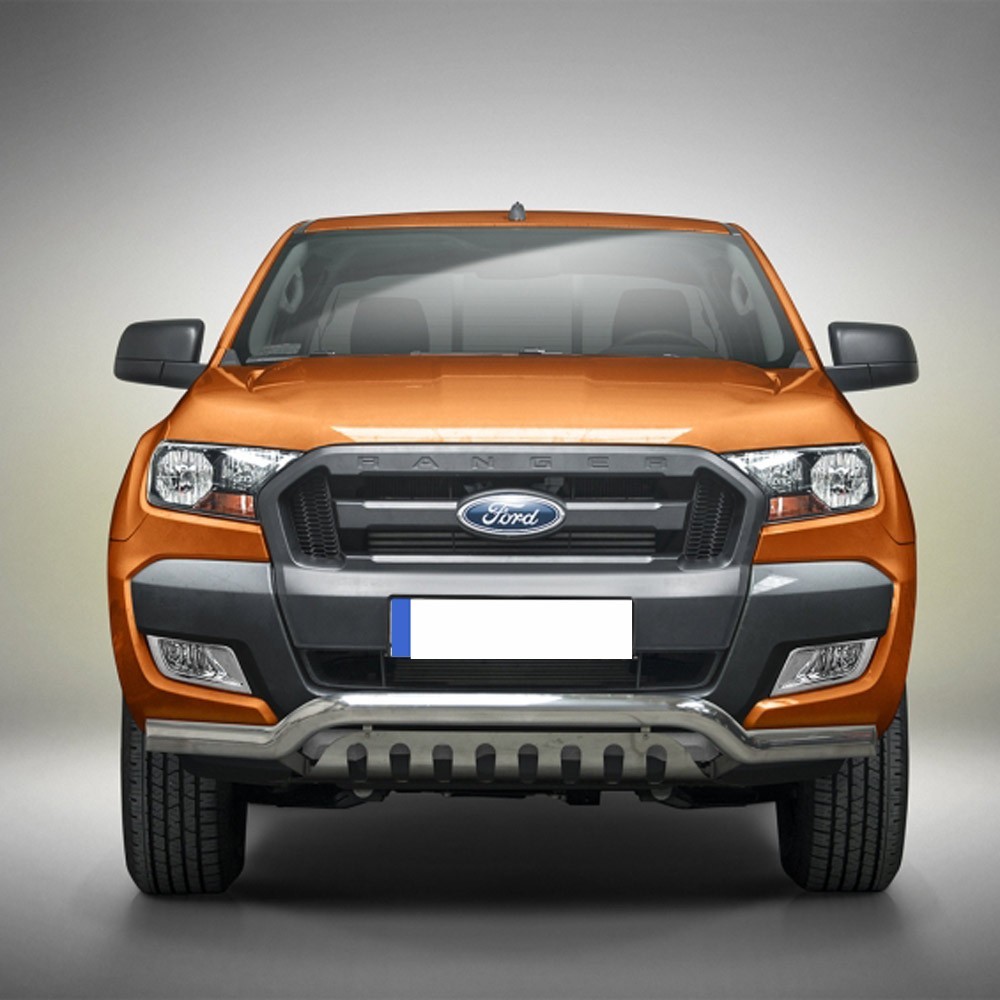 Pare-buffle barre de Spoiler et plaque de protection Ford Ranger (2012-2016)