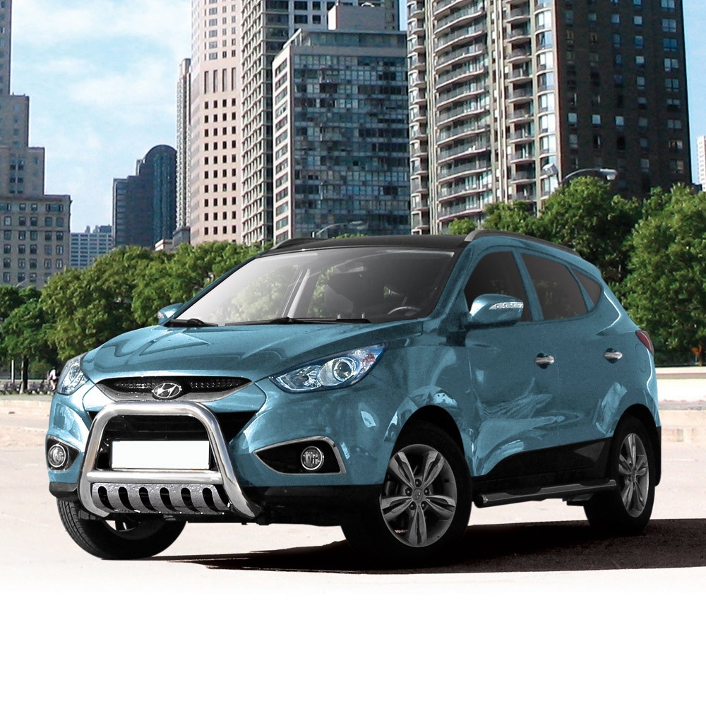 Pare-buffle avec plaque de protection  Hyundai ix35 (2009 - 2015)