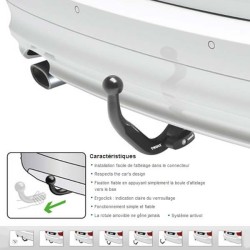 ATTELAGE AUDI A3 SPORTBACK DE 2004 AU 6/2008 [ROTULE AUTOMATIQUE]