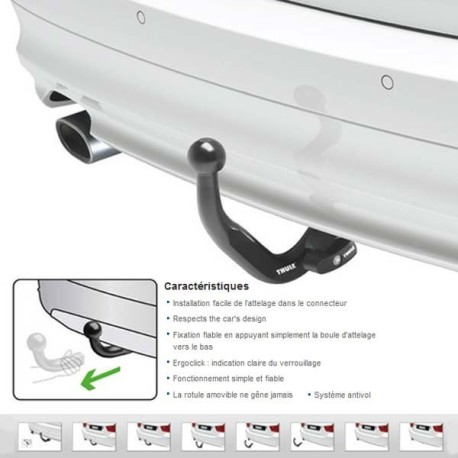 ATTELAGE AUDI A3 SPORTBACK DE 2004 AU 6/2008 [ROTULE AUTOMATIQUE]