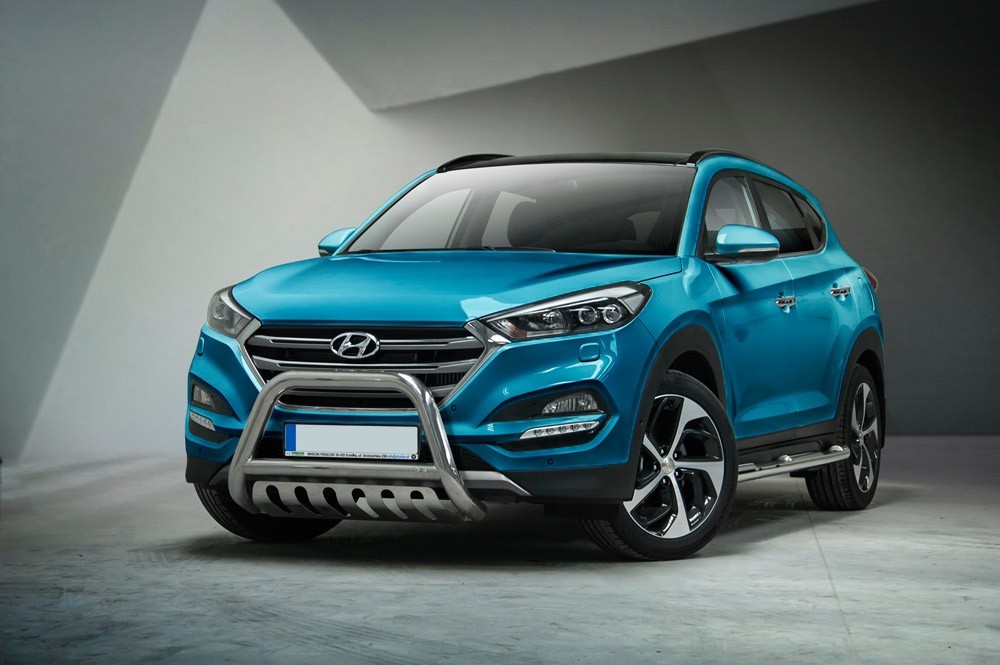 Pare-buffle avec plaque de protection Tucson (2015 -)