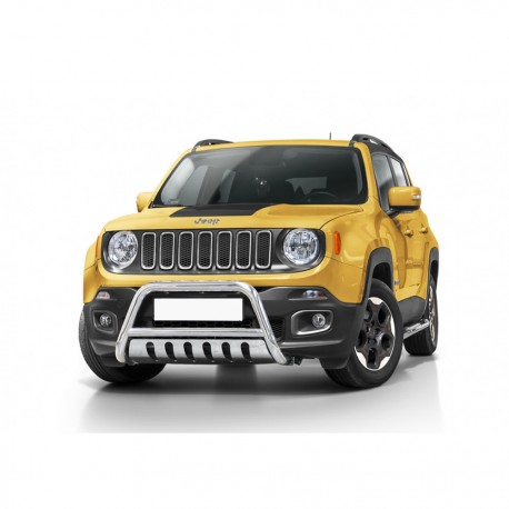 Pare-buffle avec plaque de protection Jeep Renegade (2014-)