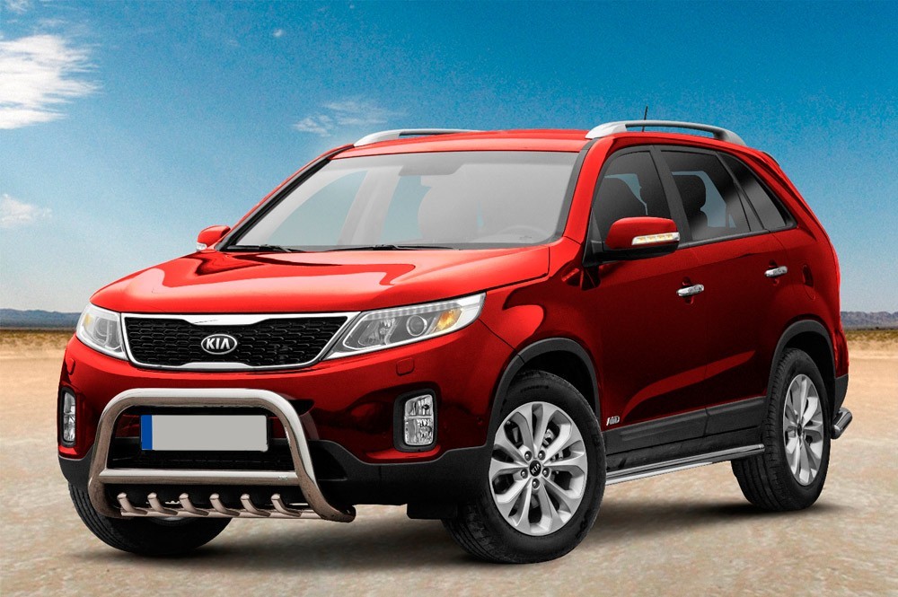Pare-buffle avec grille KIA Sorento (2012-2015)