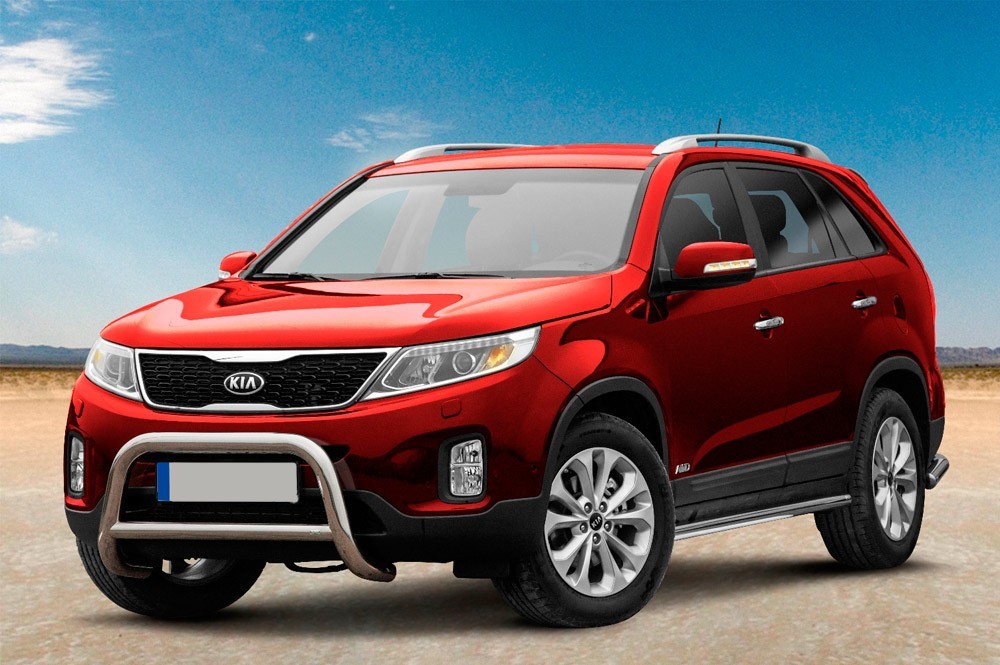 Pare-buffle avec barre transversale KIA Sorento (2012-2015)