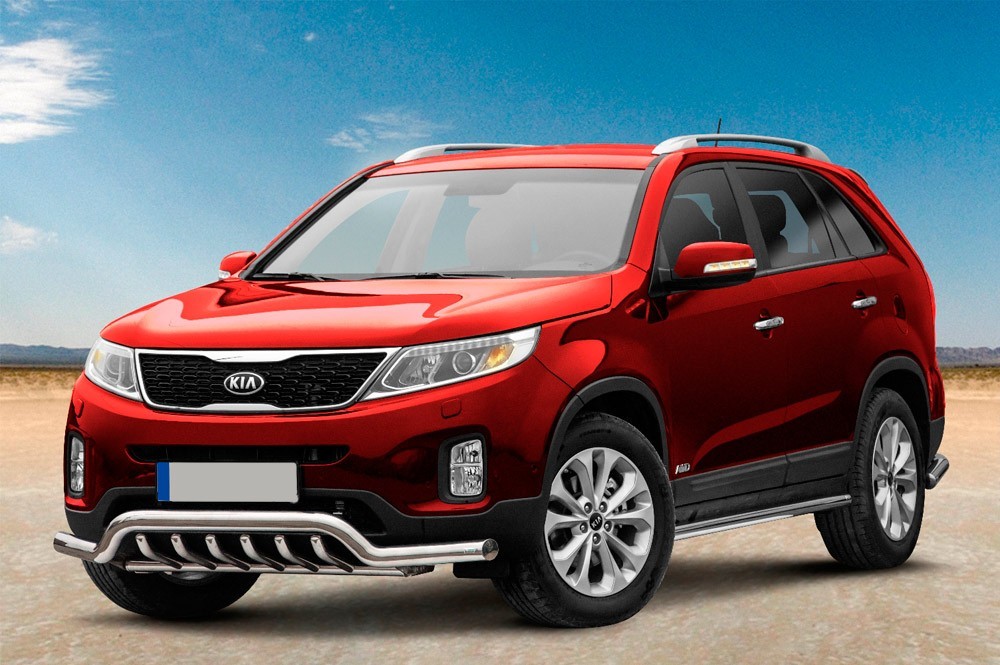 Pare-buffle barre de Spoiler et Grille KIA Sorento (2012-2015)