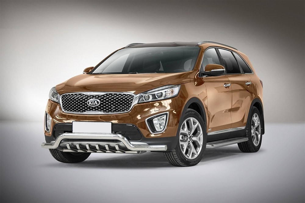 Pare-buffle barre de Spoiler et Grille KIA Sorento (2015-)