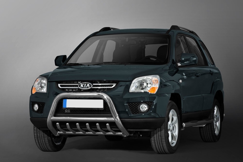 Pare-buffle avec grille KIA Sportage (2006-2010)