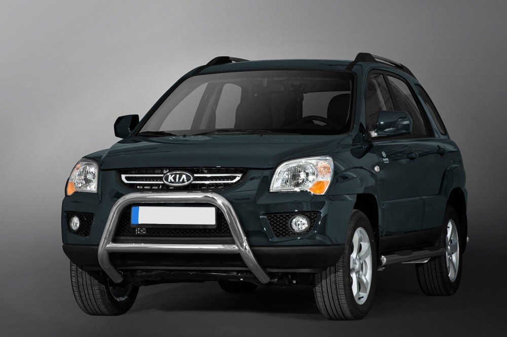 Pare-buffle avec barre transversale KIA Sportage (2006-2010)