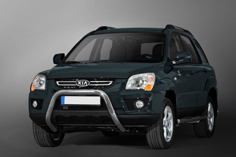 Pare-buffle sans barre transversale KIA Sportage (2006-2010)