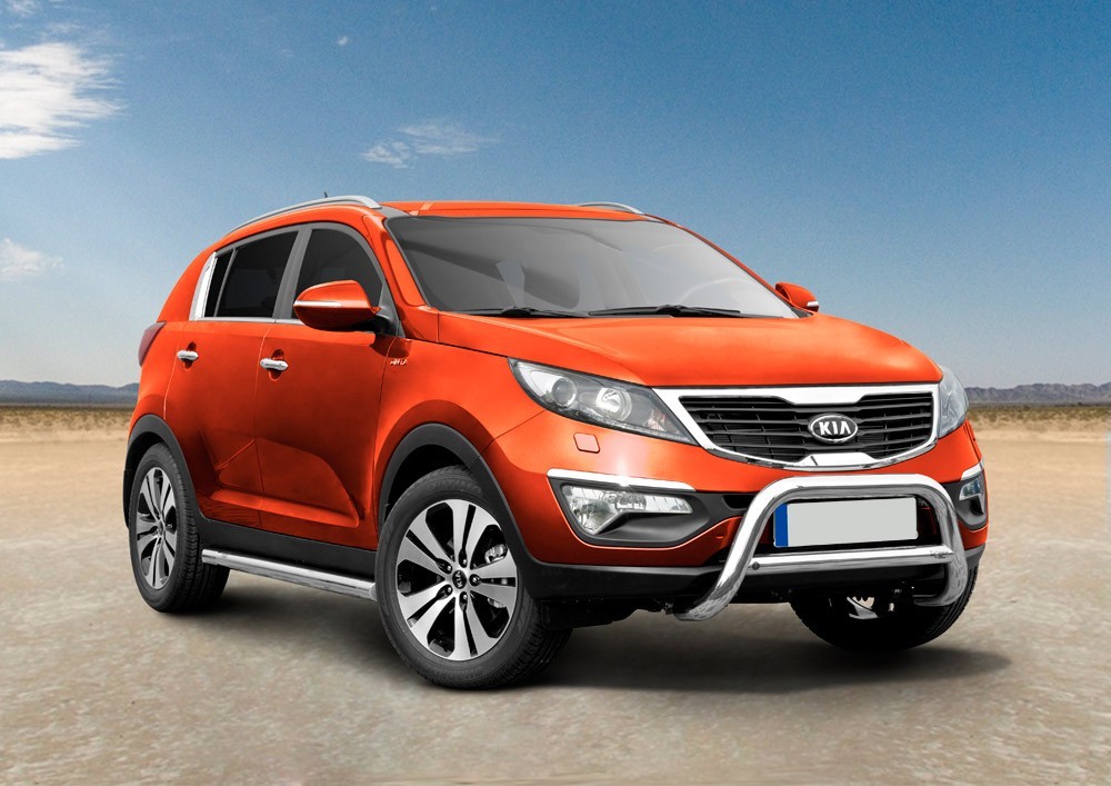 Pare-buffle avec barre transversale KIA Sportage (2010-2015)