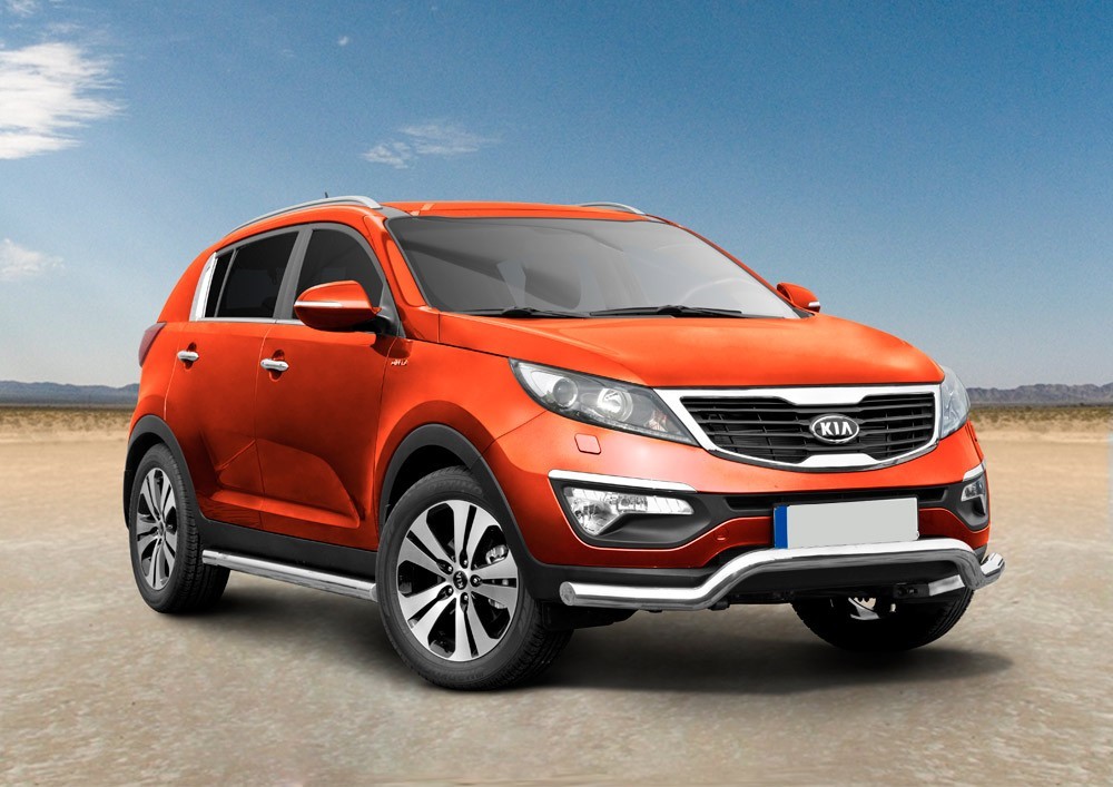Pare-buffle barre de Spoiler KIA Sportage (2010-2015)