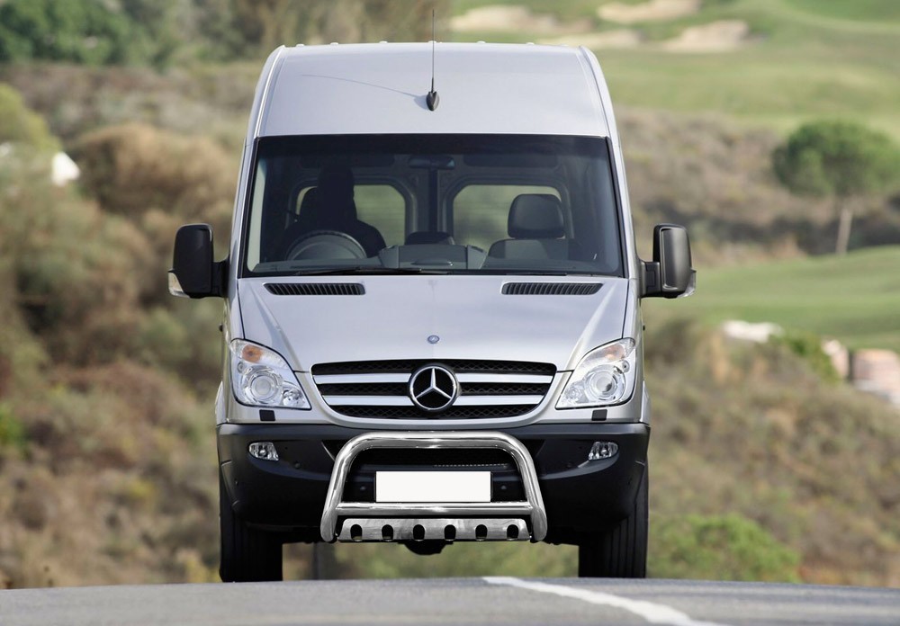 Pare-buffle avec plaque de protection Mercedes Sprinter (2006-)