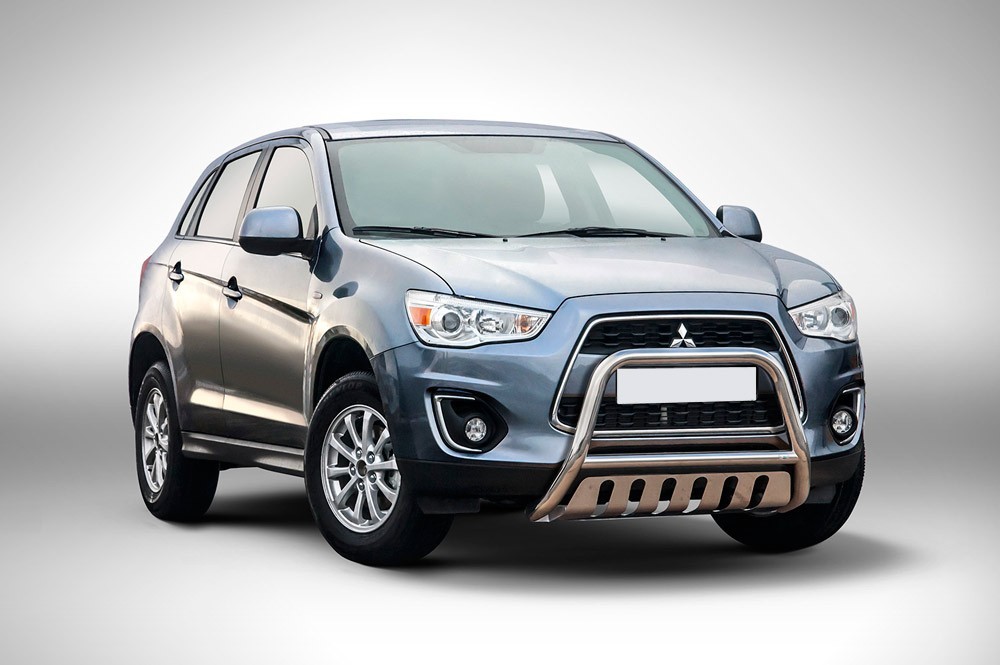 Pare-buffle avec plaque de protection Mitsubishi ASX (2012-2016)