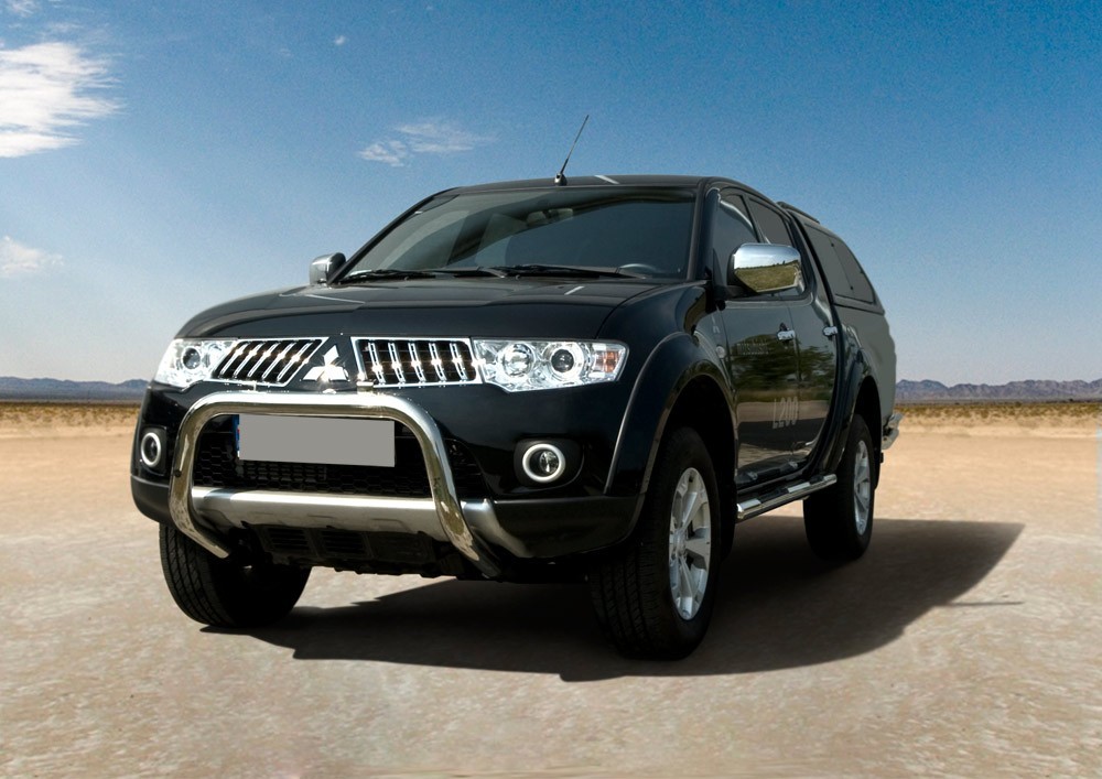 Pare-buffle sans barre transversale Mitsubishi L200 (2009-2015)