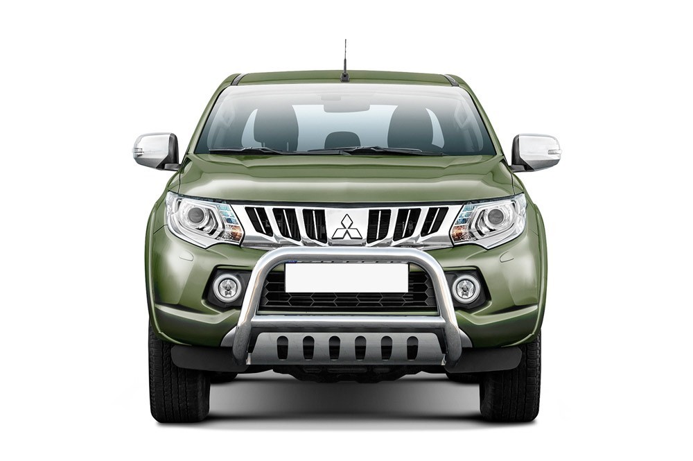 Pare-buffle avec plaque de protection Mitsubishi L200 (2015 -)