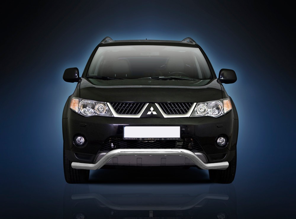 Pare-buffle avec barre transversale Mitsubishi Outlander (2007-2009)