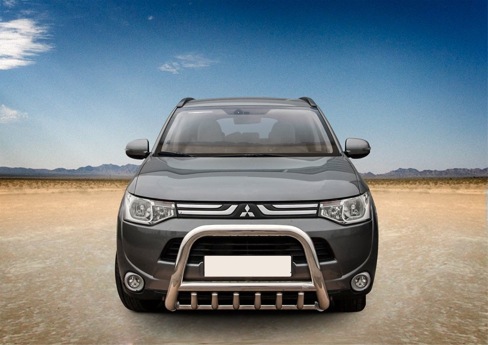 Pare-buffle avec grille Mitsubishi Outlander (2012-2015)