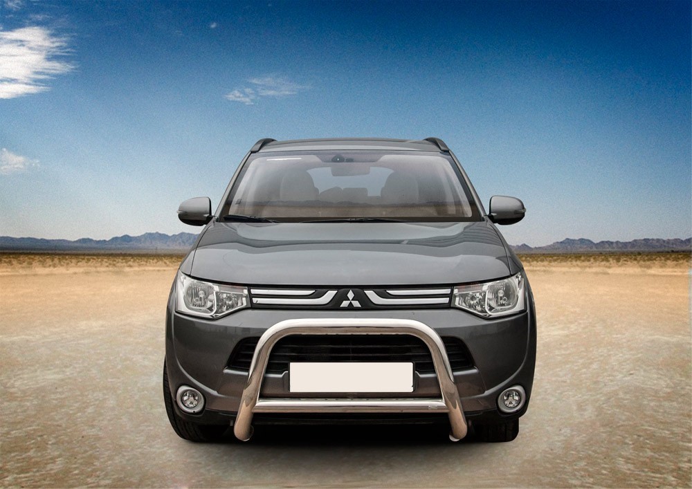 Pare-buffle avec barre transversale Mitsubishi Outlander (2012-2015)