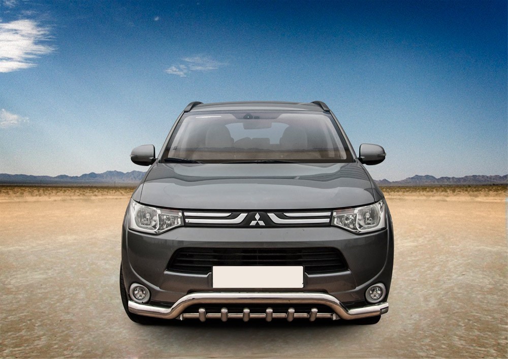 Pare-buffle barre de Spoiler et Grille Mitsubishi Outlander (2012-2015)