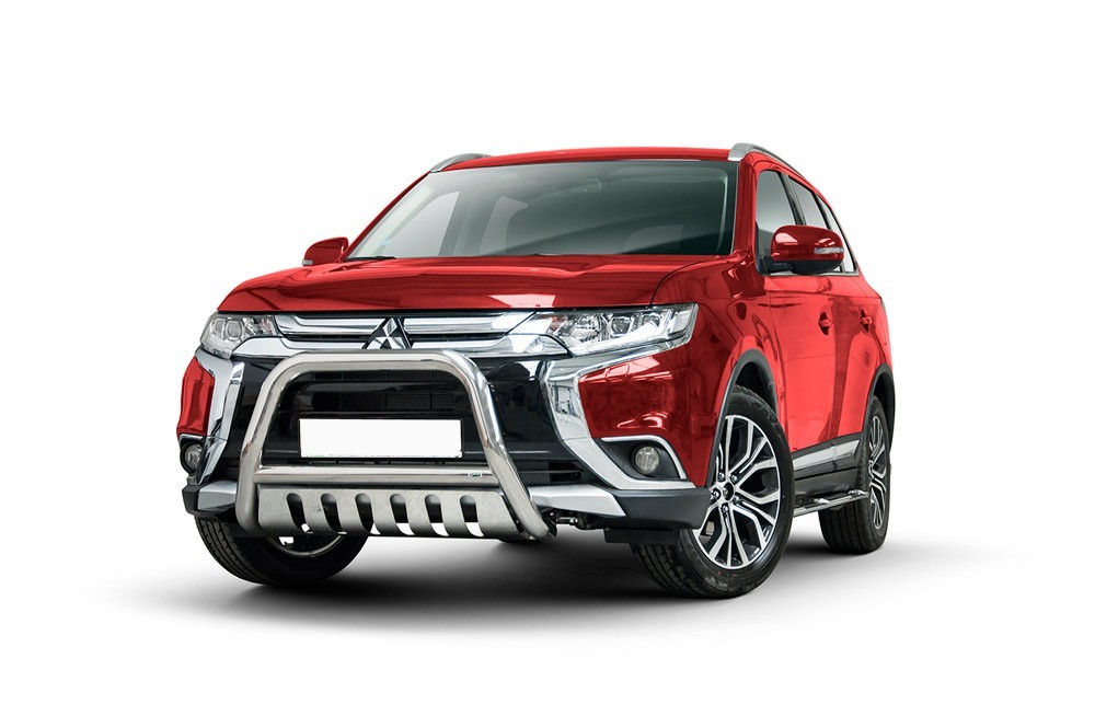 Pare-buffle avec plaque de protection Mitsubishi Outlander (2015-)