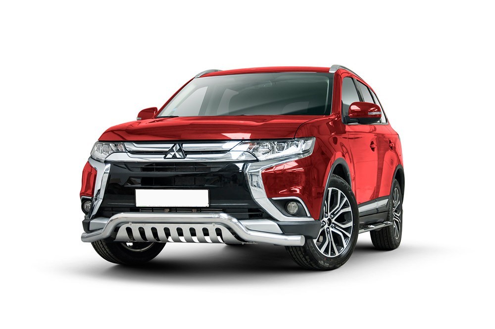 Pare-buffle barre de Spoiler et plaque de protection Mitsubishi Outlander (2015-)