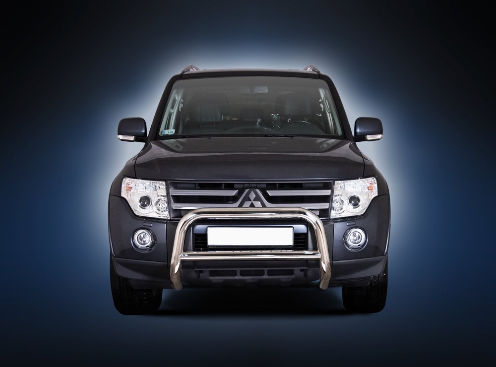 Pare-buffle avec barre transversale Mitsubishi Pajero (2007 - 2015)