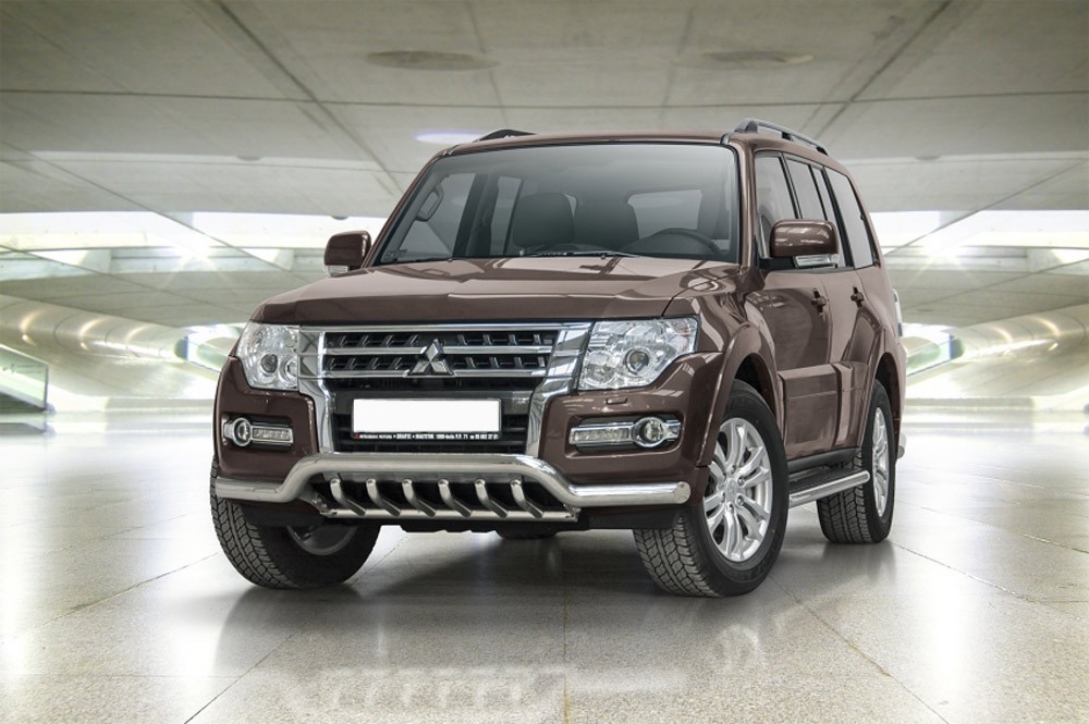 Pare-buffle barre de Spoiler et Grille Mitsubishi Pajero (2015 -)