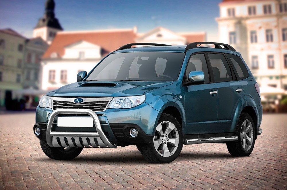 Pare-buffle avec plaque de protection Subaru Forester (2008-2013)