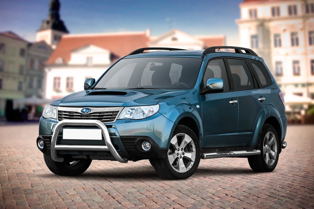 Pare-buffle avec barre transversale Subaru Forester (2008-2013)