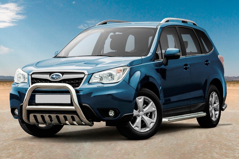 Pare-buffle avec plaque de protection Subaru Forester (2013-)