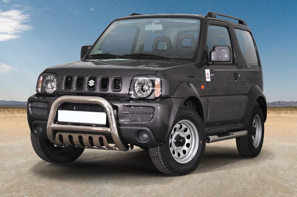 Pare-buffle avec plaque de protection Suzuki Jimny (2005-2012)