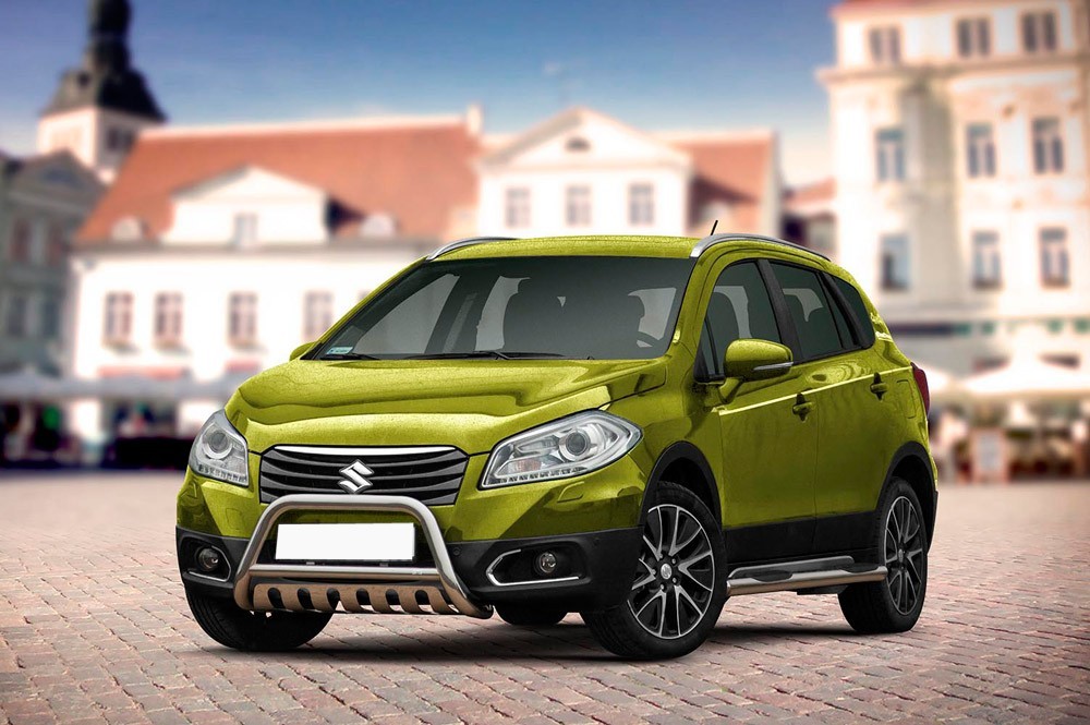 Pare-buffle avec plaque de protection Suzuki Sx4 S-Cross (2013-2016)