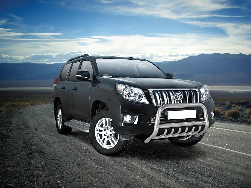 Pare-buffle avec grille Toyota Land Cruiser 150 (2010-2013)