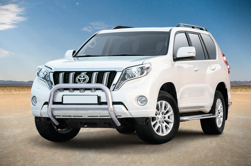 Pare-buffle avec barre transversale Toyota Land Cruiser 150 (2013-2017)