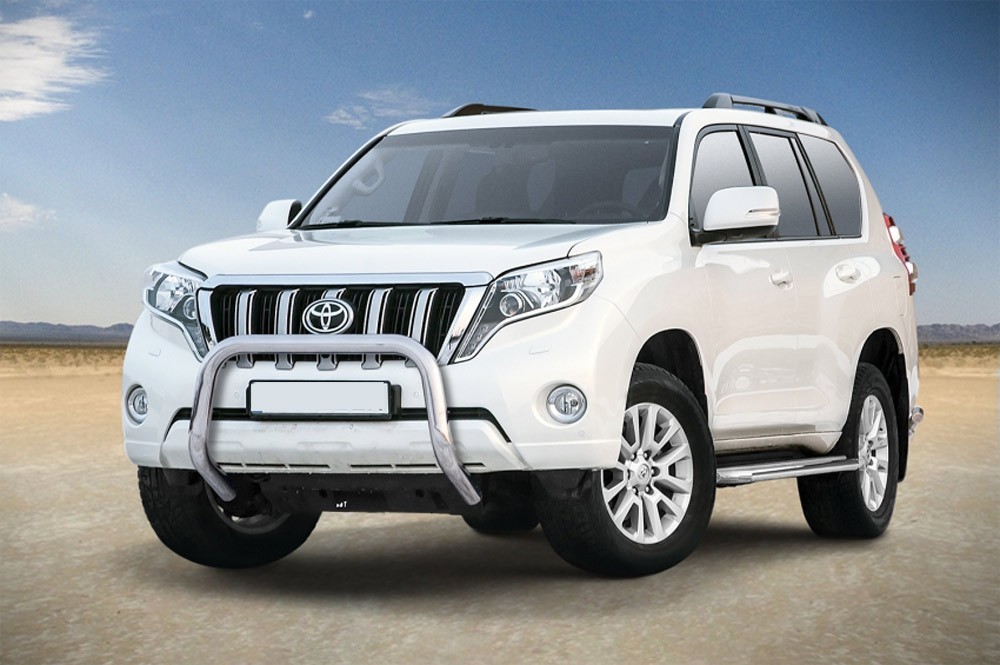 Pare-buffle sans barre transversale Toyota Land Cruiser 150 (2013-2017)