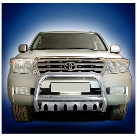 Pare-buffle avec plaque de protection Toyota Land Cruiser V8 (2007-2012)