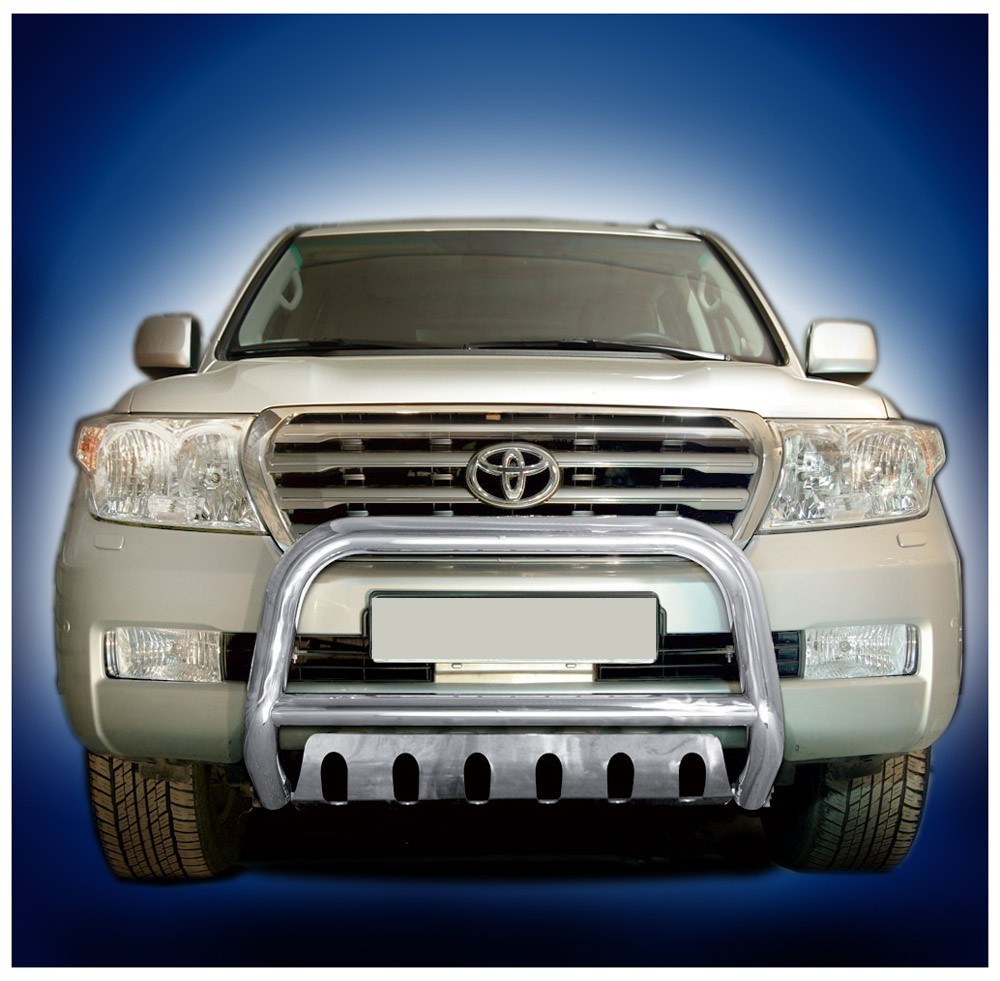 Pare-buffle avec plaque de protection Toyota Land Cruiser V8 (2007-2012)