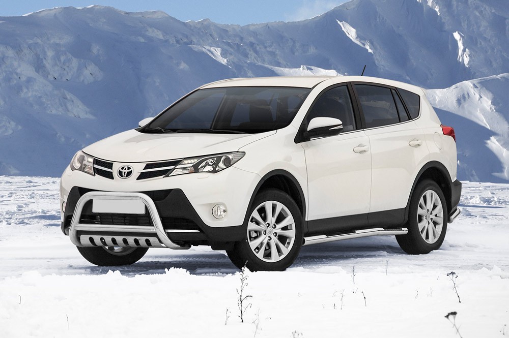 Pare-buffle avec plaque de protection Toyota RAV4 (2013-2016)