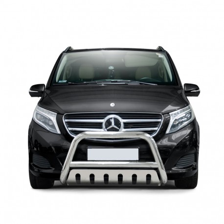 Pare-buffle avec plaque de protection Mercedes V-class (2014-)