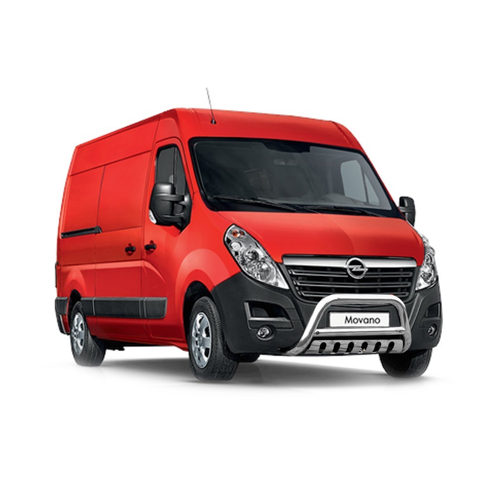 Pare-buffle avec plaque de protection Opel Movano (2010-)