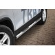 Marchepieds Chevrolet Trax (2013 -) - Latéraux avec revêtement en plastique anti-dérapant -