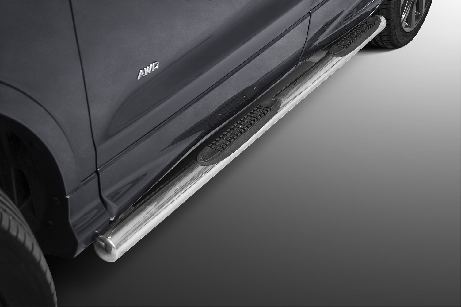 Marchepieds Ford Kuga (2017 -) - Latéraux avec revêtement en plastique anti-dérapant -