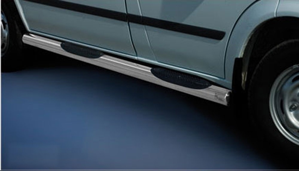 Marchepieds Ford Transit (2006 - 2014) - Latéraux avec revêtement en plastique anti-dérapant -