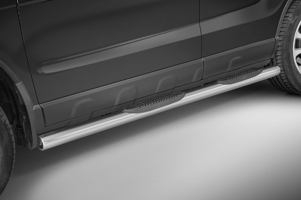 Marchepieds Honda CRV (2006 - 2009) - Latéraux avec revêtement en plastique anti-dérapant