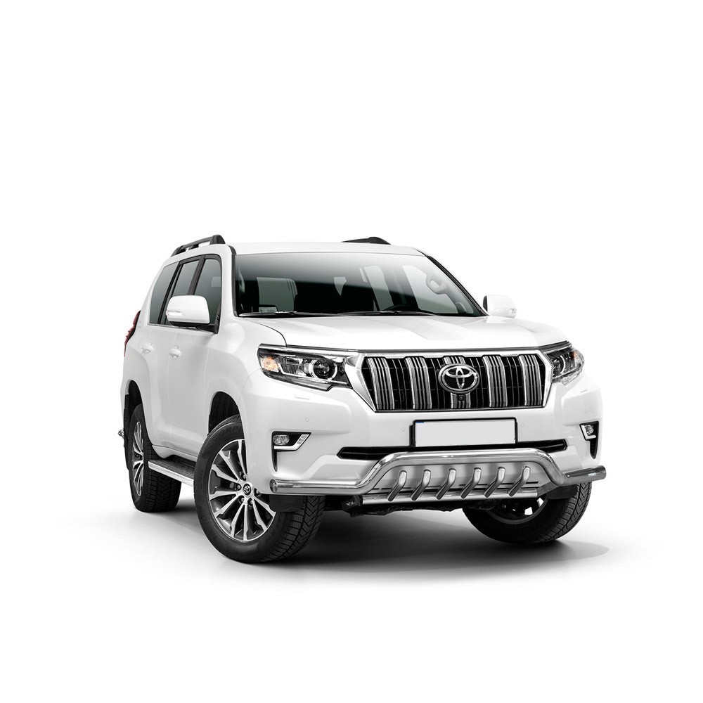 Barre pare-buffle avec grille de protection Toyota Land Cruiser 150 (2017-)