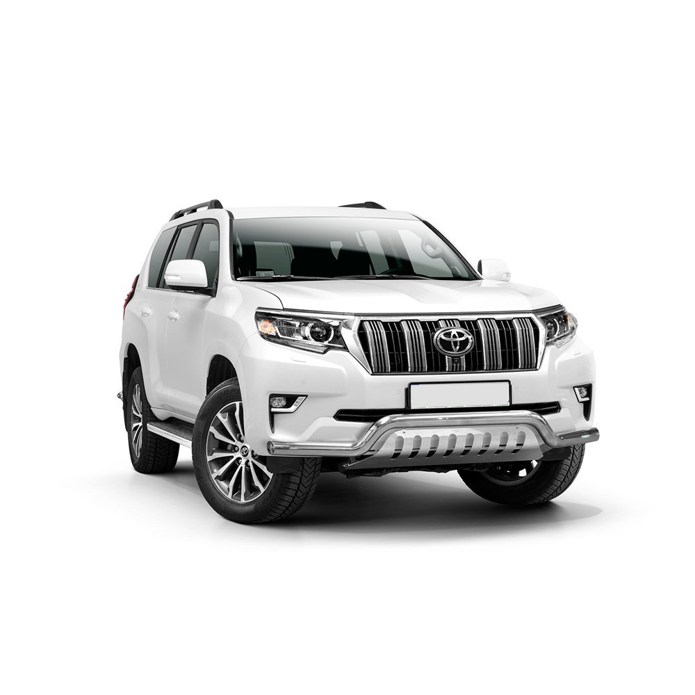 Barre pare-buffle avec plaque de protection Toyota Land Cruiser 150 (2017-)