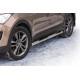 Marchepieds Hyundai Santa-Fe (2012 -) - Latéraux Profilé