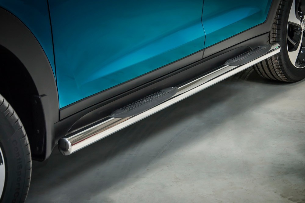 Marchepieds Hyundai Tucson (2015 -) - Latéraux avec revêtement en plastique anti-dérapant